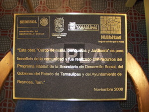 Placa vaciada